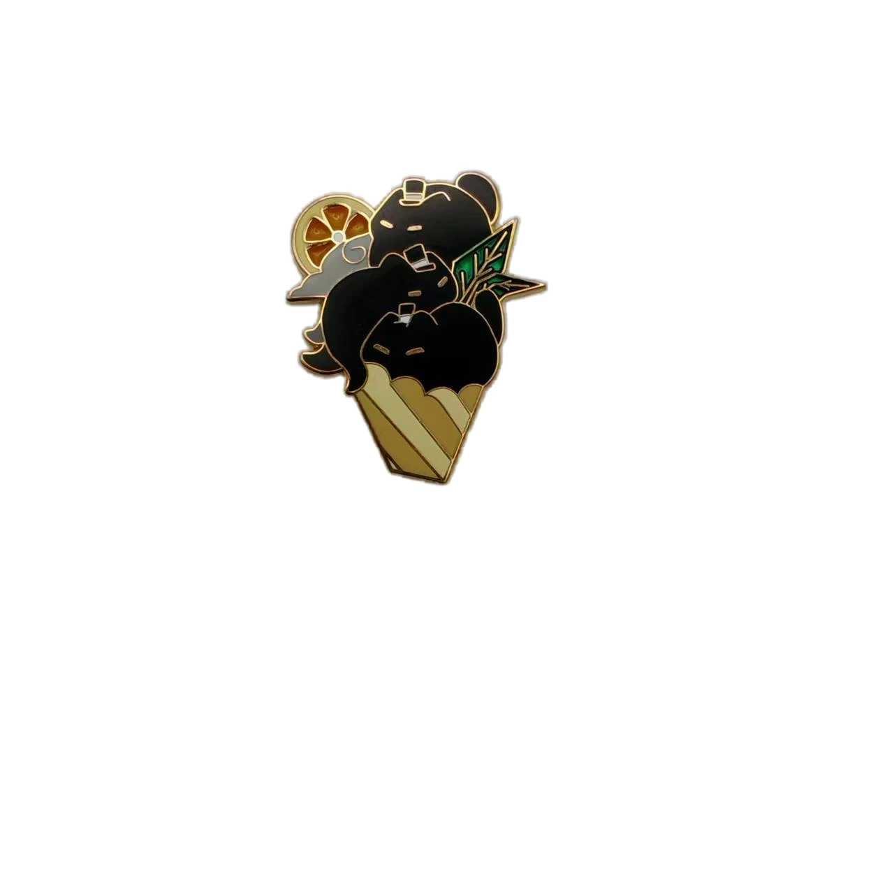 Hard enamel lapel pin