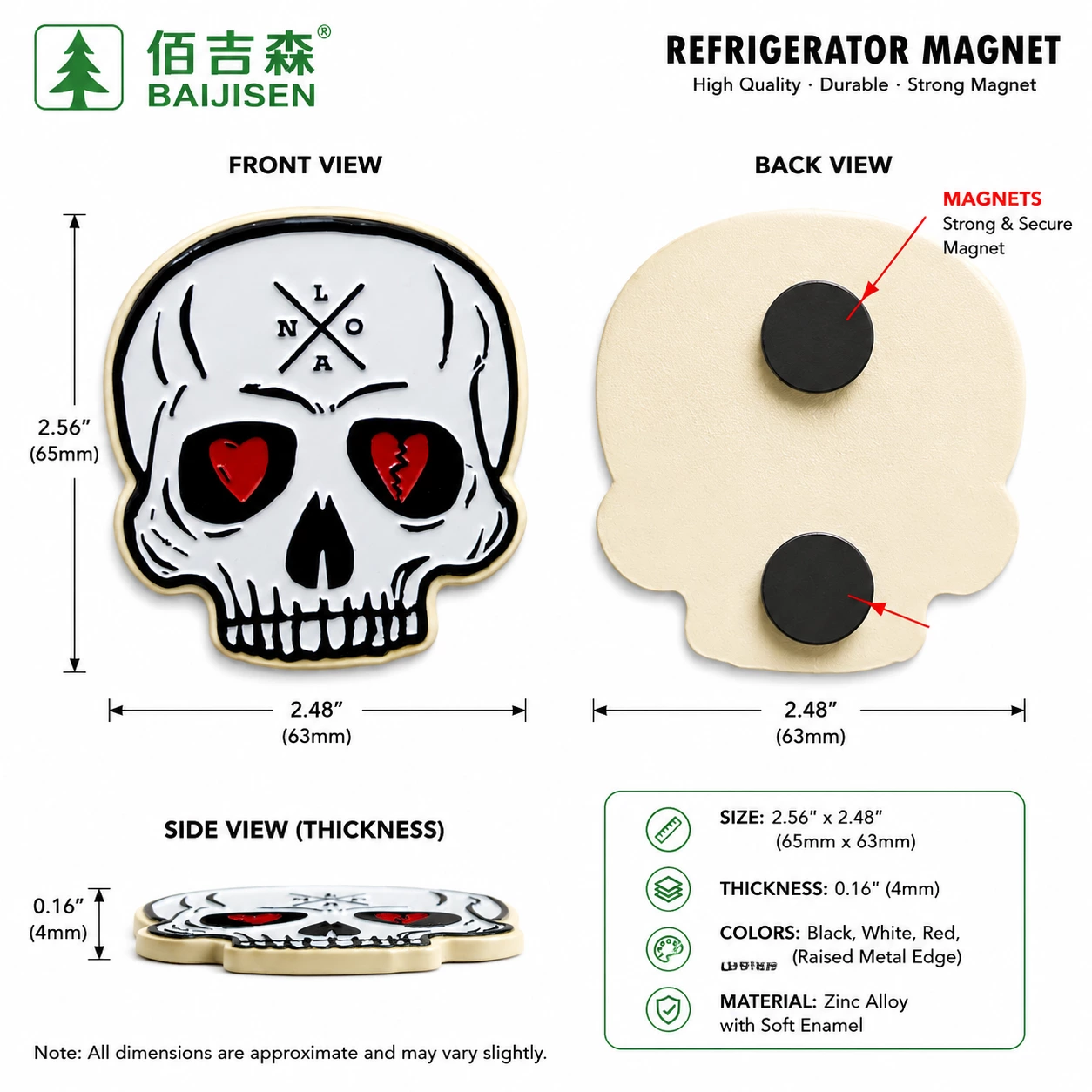 Fridge magnets design