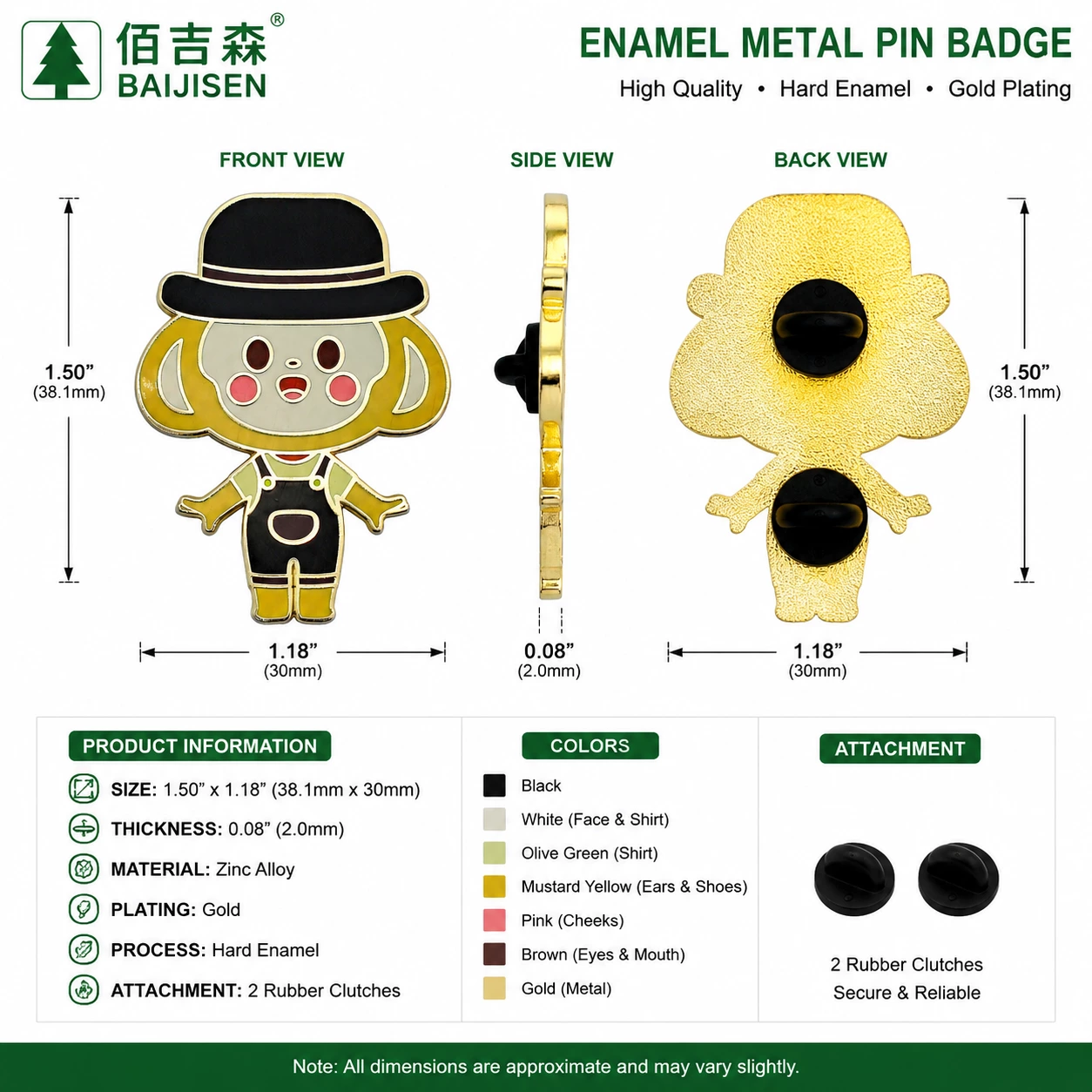 Metal badge design
