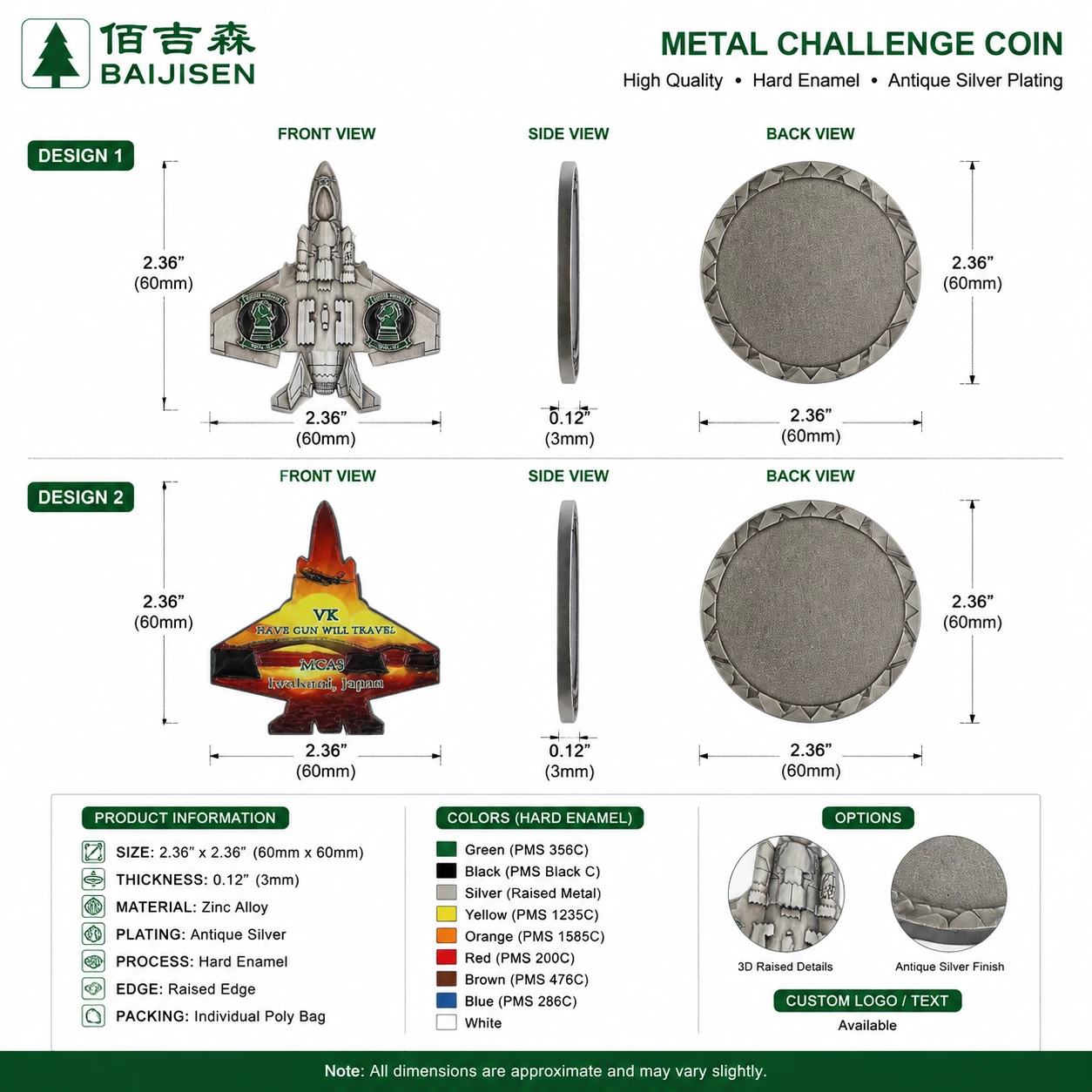 Challenge coin design