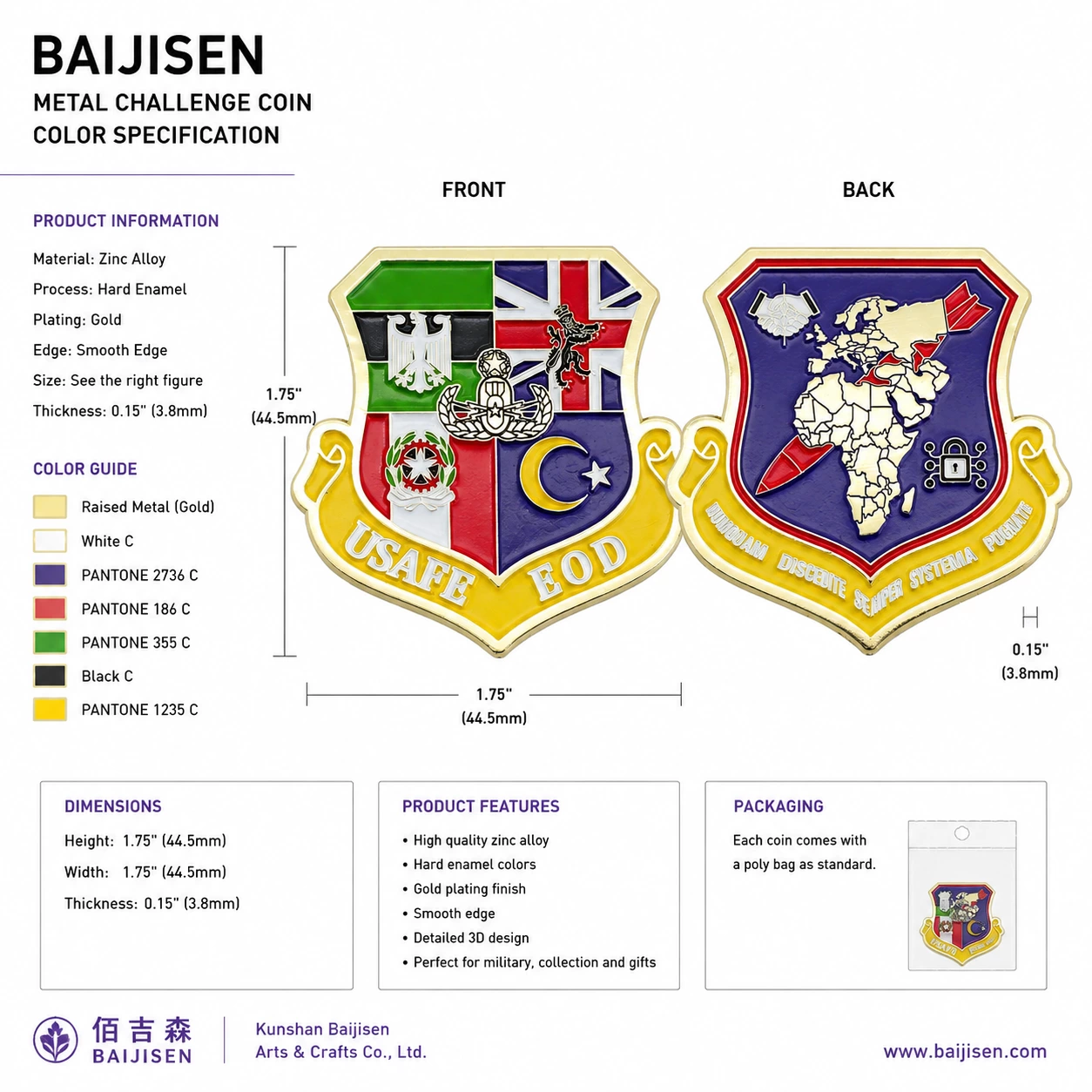 Challenge coin design