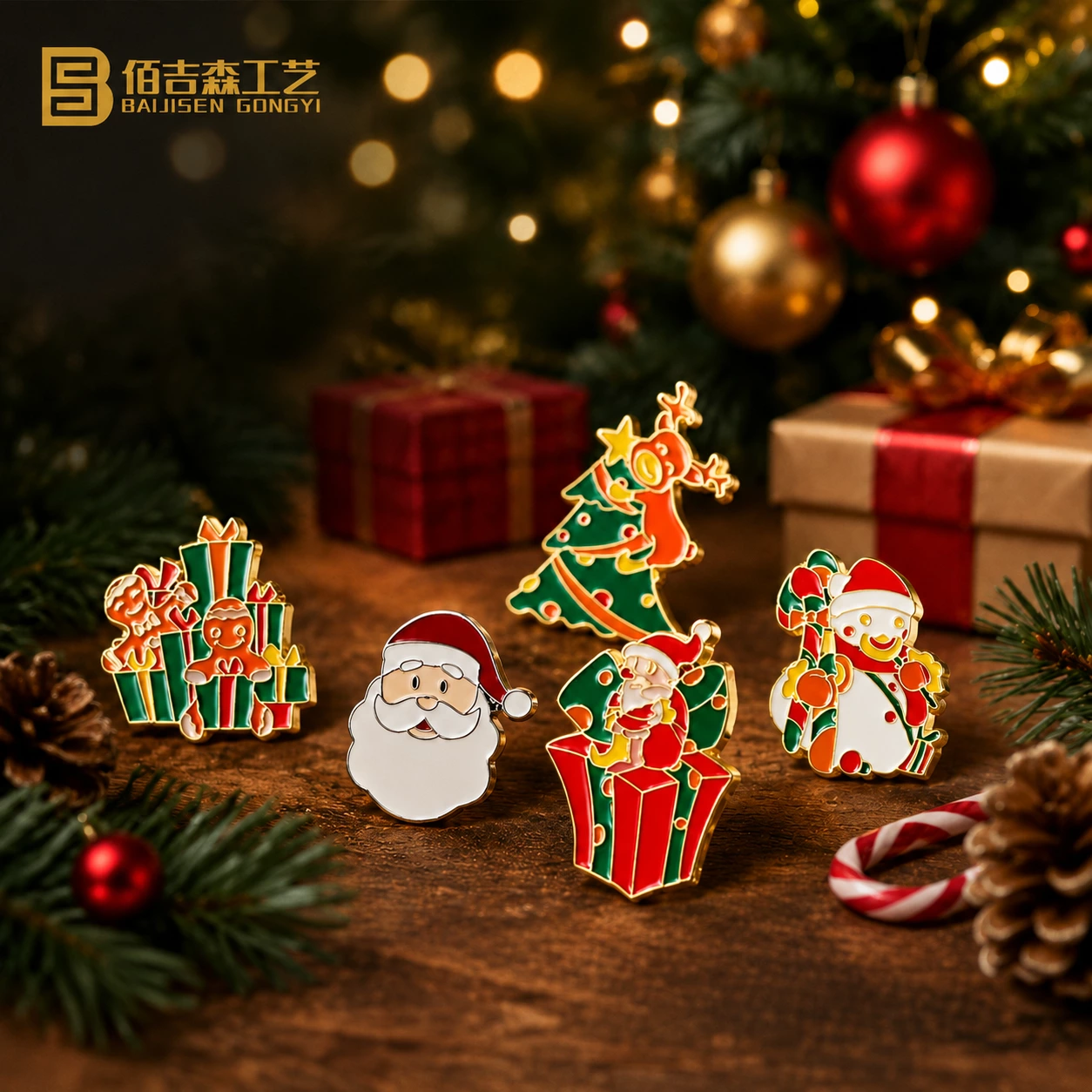 Soft Enamel Christmas Pins