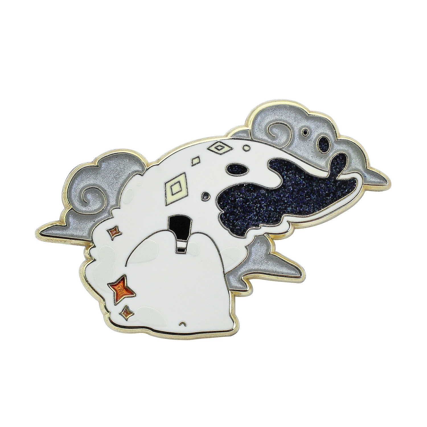 Hard enamel lapel pin