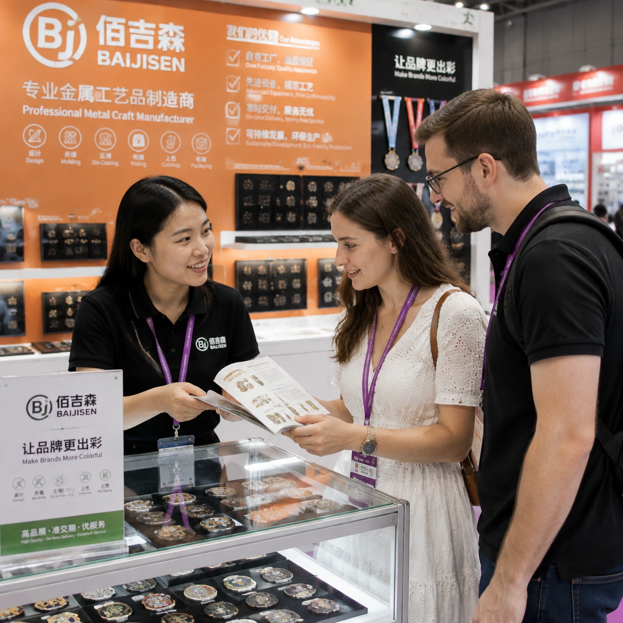 Baijisen receives international customers