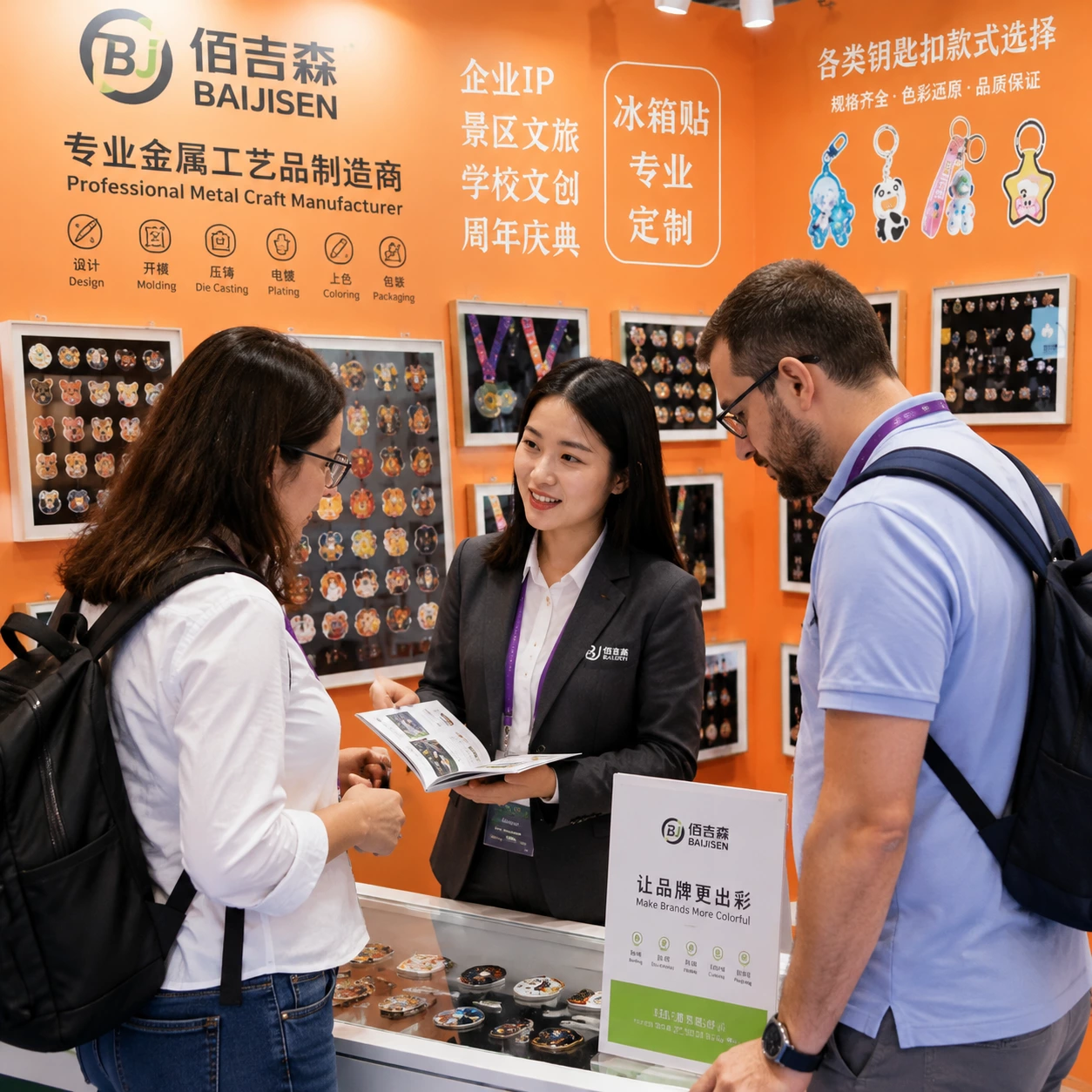 Baijisen receives international customers