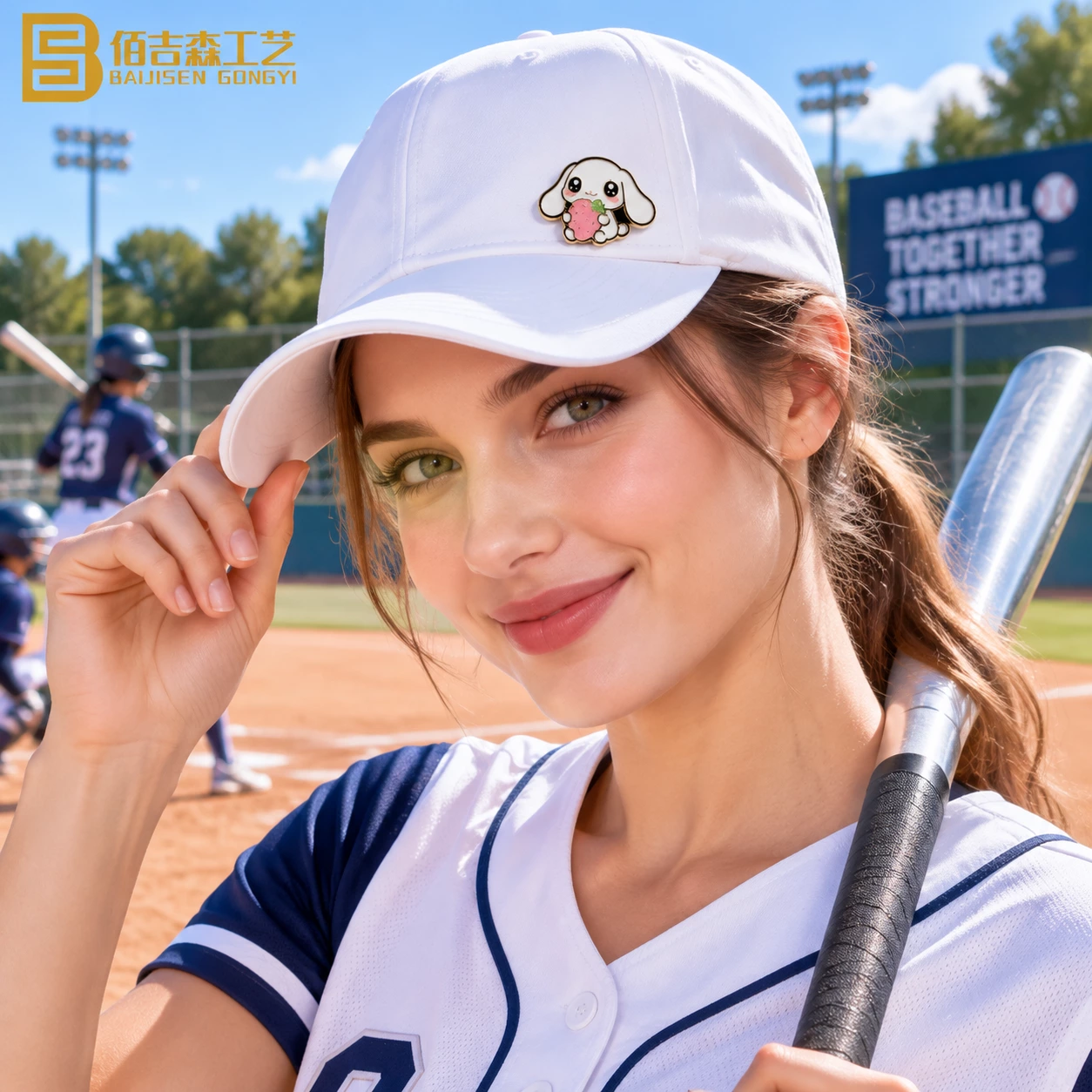 Baseball cap pin