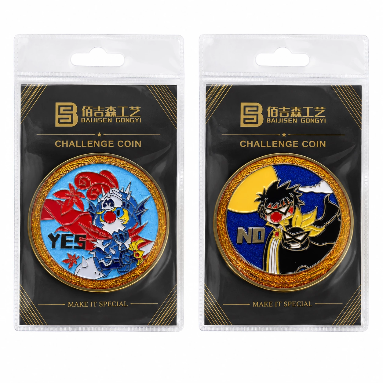 PVC packaging challenges coins