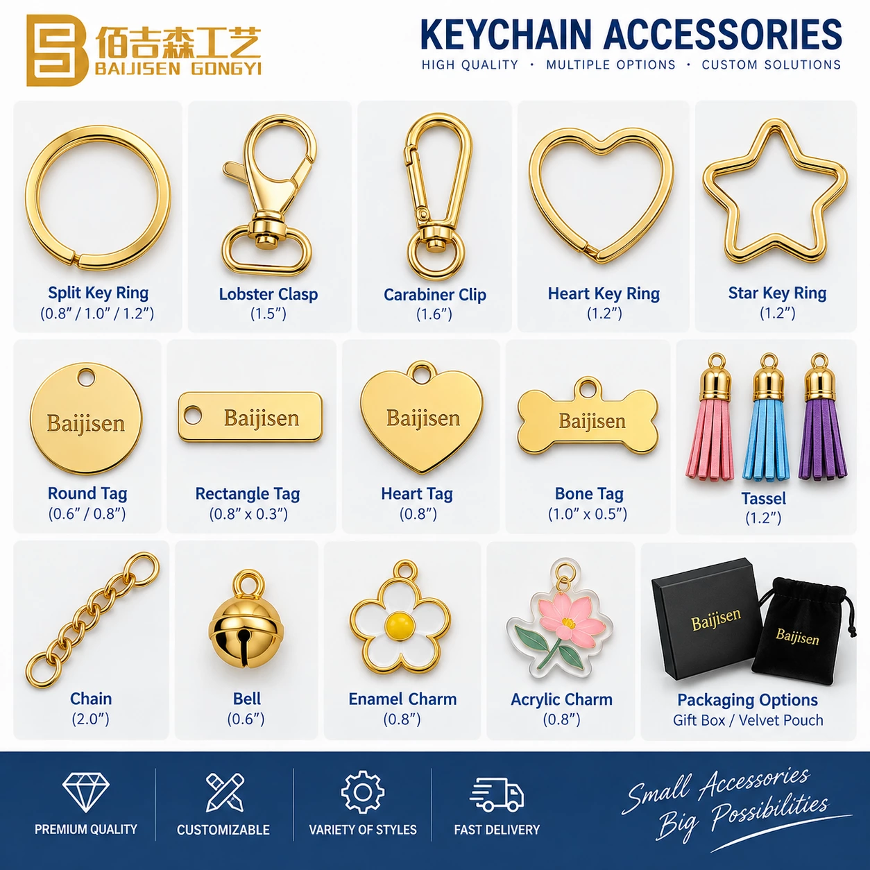 Enamel keychain accessory